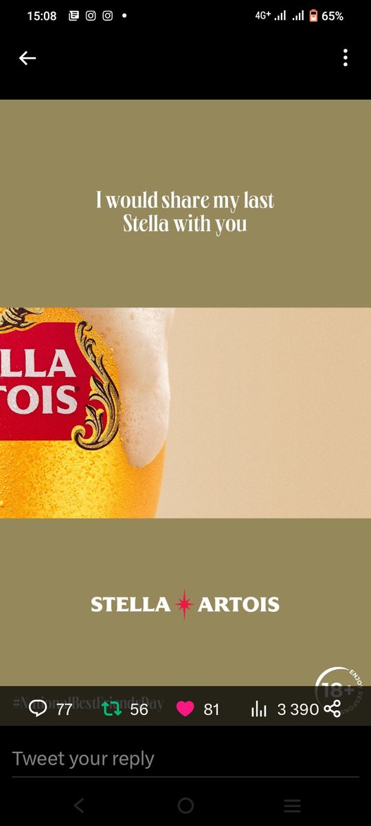 @StellaArtoisZA #NationalBestFriendsDay 
#MakeTime
@SamkeloDlamin