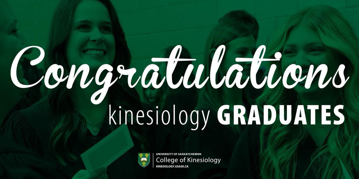 We are excited to see our graduating class walk across the stage today. Congratulations to all of you and we hope you stay in touch with us!  

Good luck on your future endeavours and know you will always have a home at USask!