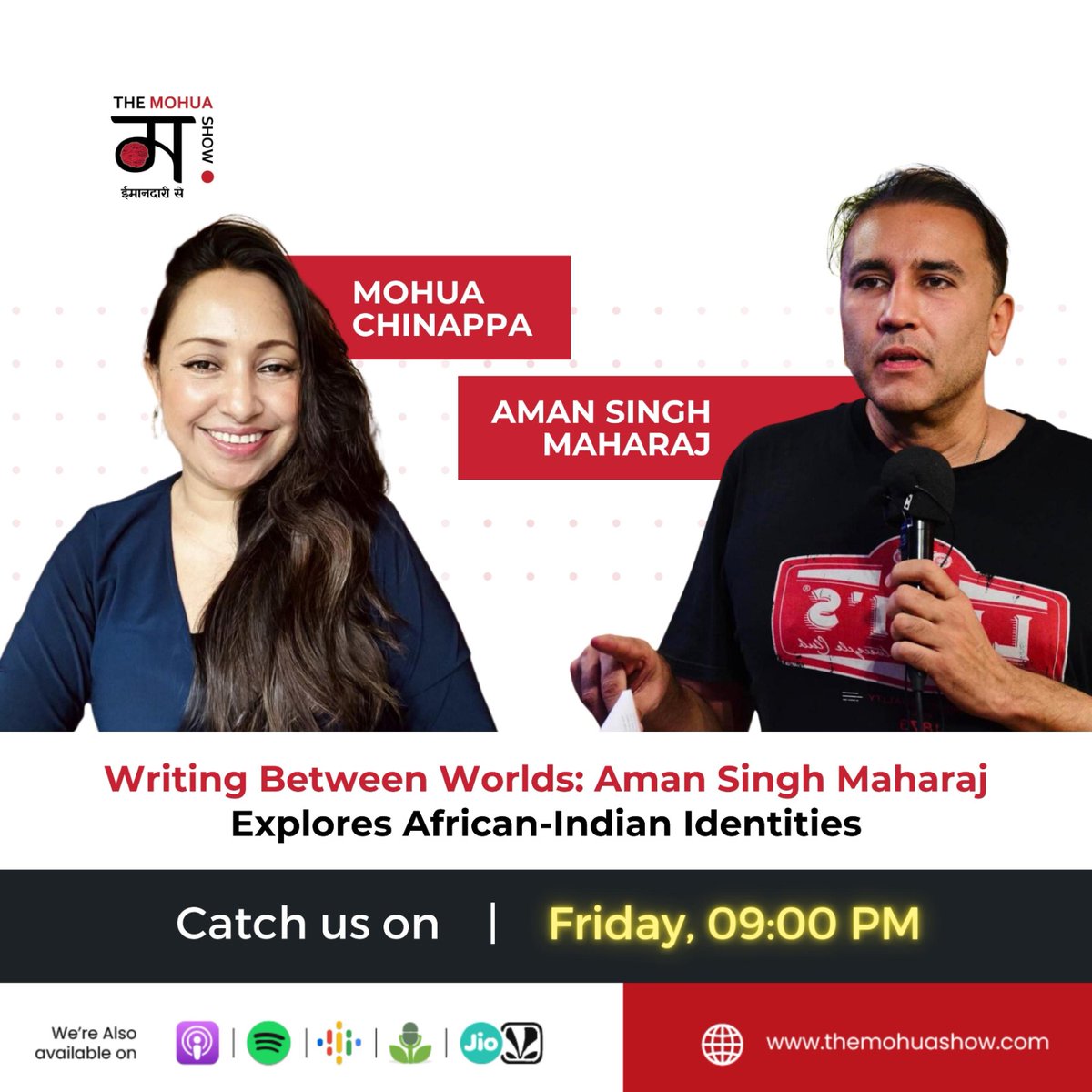 This week, we have acclaimed African author Aman Singh Maharaj sharing gripping narratives from his book 'A Dalliance with Destiny.' From childhood experiences to exploring the African-Indian identity, his unique perspective is insightful. #TheMohuaShow #AuthorSpotlight