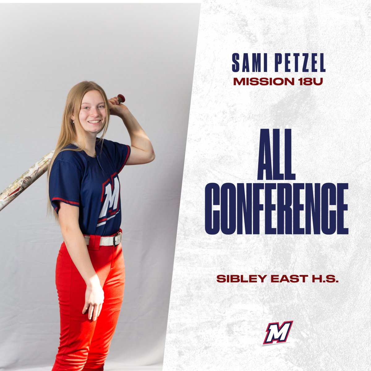 Mission__FP's tweet photo. Congrats to @SamiPetzel2024 for being named All Conference for Sibley East H.S!

We are super proud! https://t.co/iwgqH35dDv
