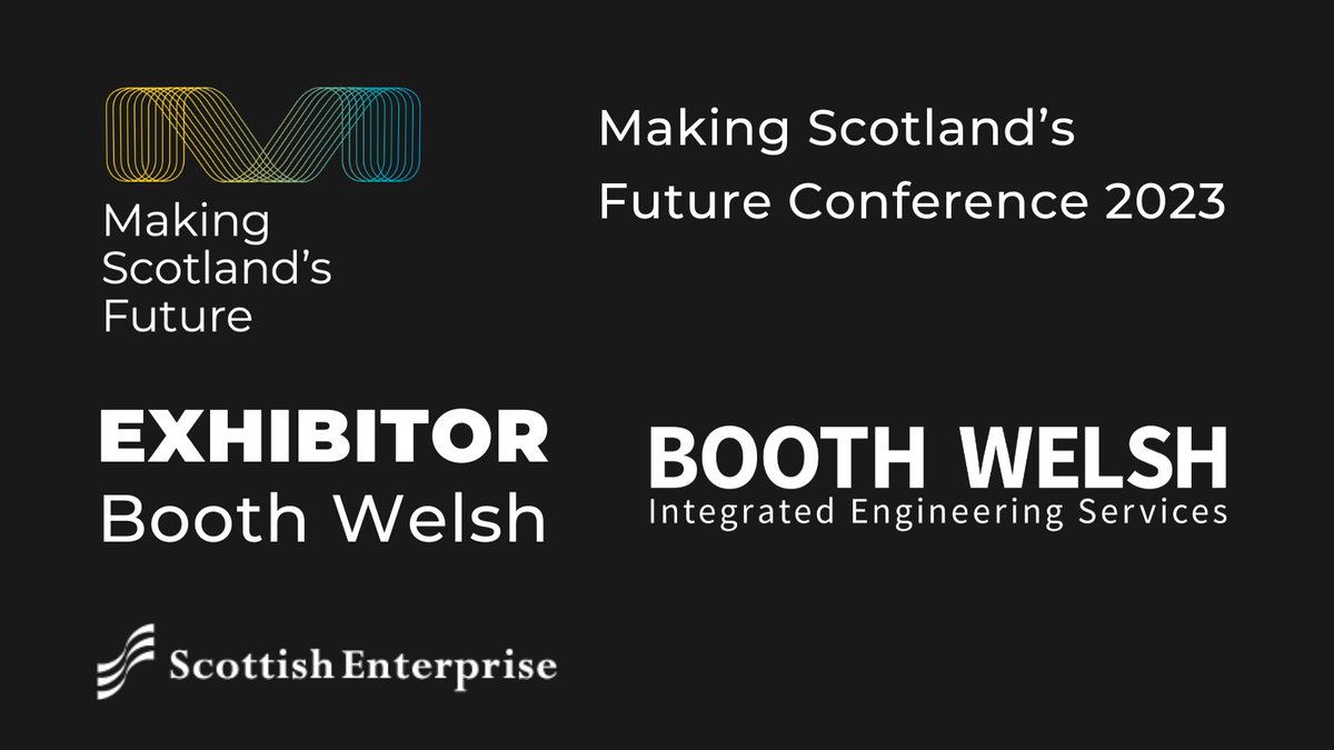 📣 Exhibitor Announcement! Welcome to global engineering technology company <a href="/BOOTHWELSH/">Booth Welsh</a>. Find them at Making Scotland’s Future Conference 2023 on 22 June. 

Find out more and book your tickets today 👉 makingscotlandsfutureconference.scot/sponsors 

#MakingScotlandsFuture #Manufacturing #technology