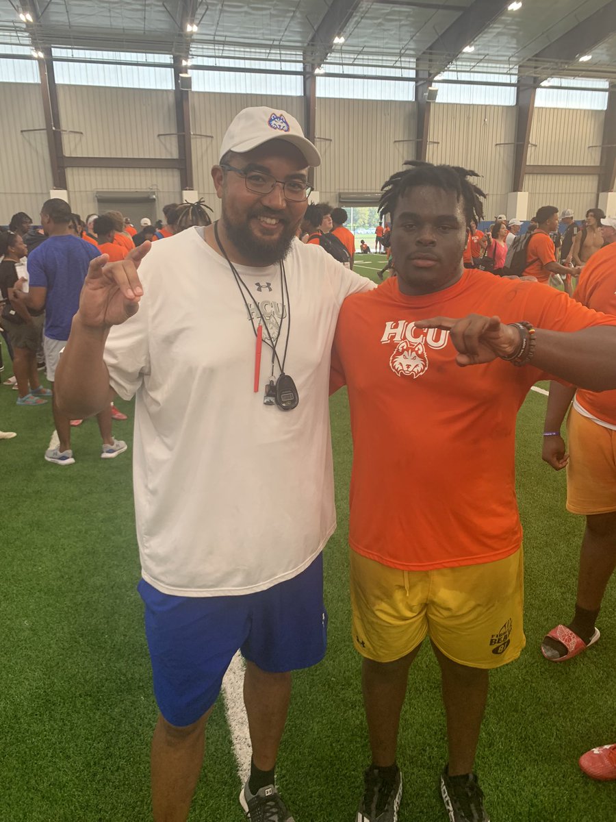 JayvonAdebo's tweet photo. Had a great time at the @HCUFootball camp @CoachMooring @CoachTCRandle @AliefHastingsFB https://t.co/HMR4JOKakz