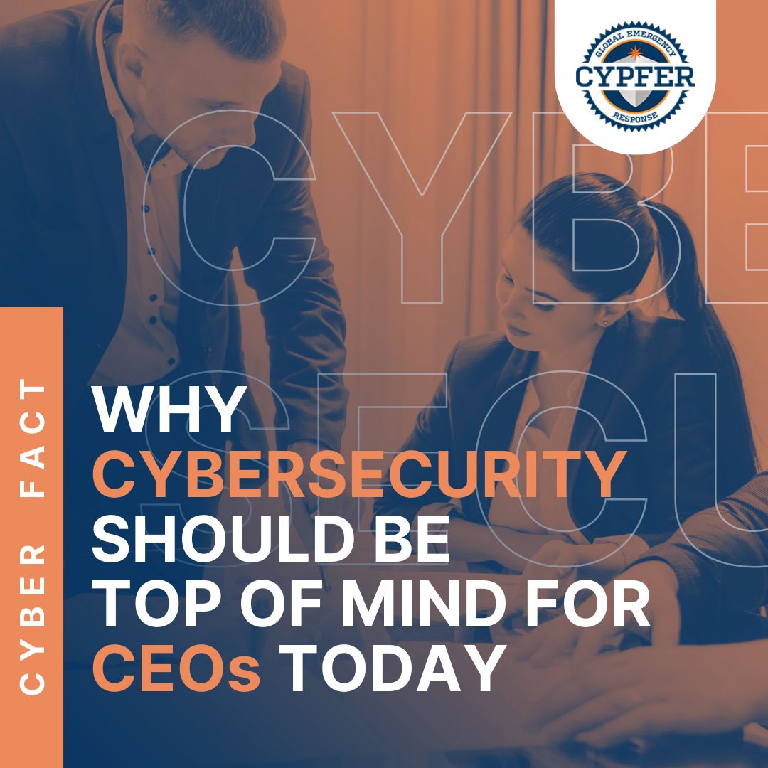 Why Cybersecurity Should be Top of Mind for CEOs Today.

linkedin.com/posts/cypfer_c… 

#cybersecurity #ceo #businessrisk #reputation #financialrisk #digitalworld #emergingthreats #cultureofcybersecurity #securityprotocols #securitypolicies