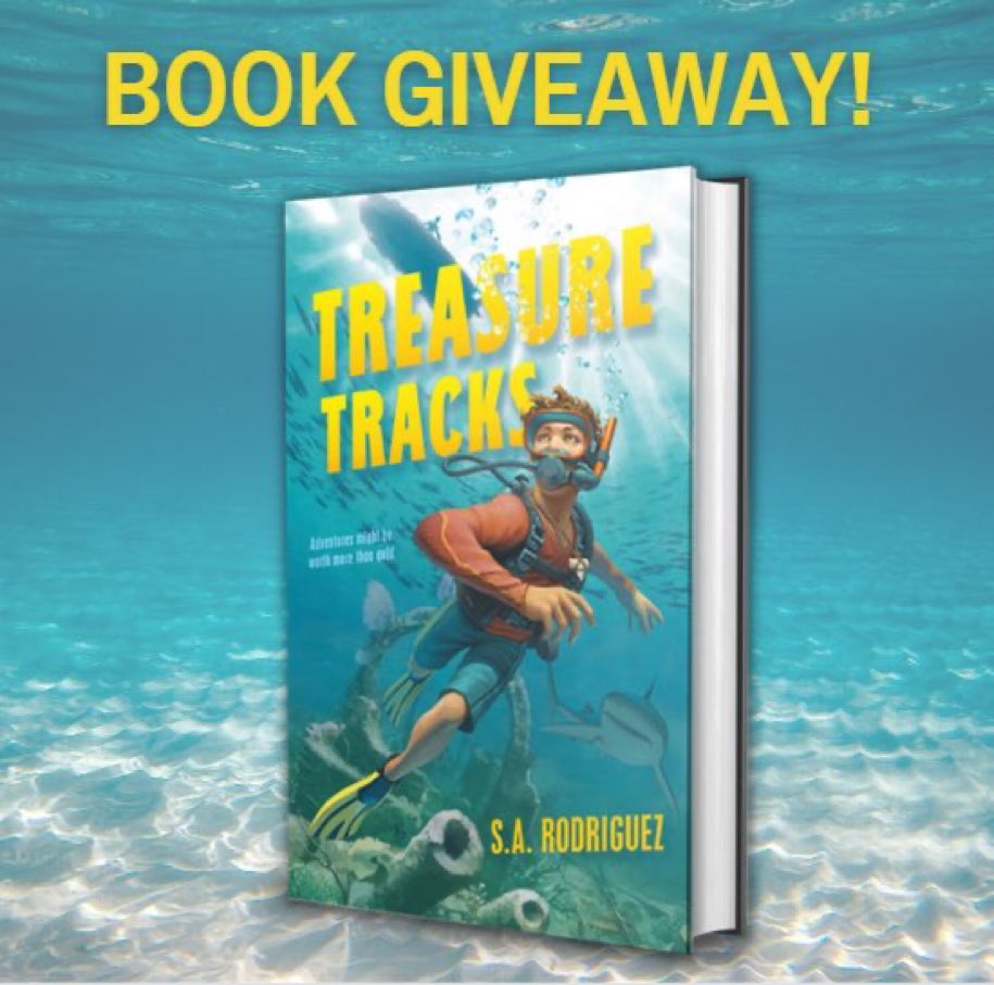 🌊✨BOOK GIVEAWAY✨🌊 I’m celebrating #WorldOceanDay with an ocean-themed #bookgiveaway! Win a signed copy of my MG novel, TREASURE TRACKS. To enter: F + RT and reply with your favorite marine animal. Let’s fill the feed with ocean 💙. Ends 6/10/23. us.macmillan.com/books/97803743…