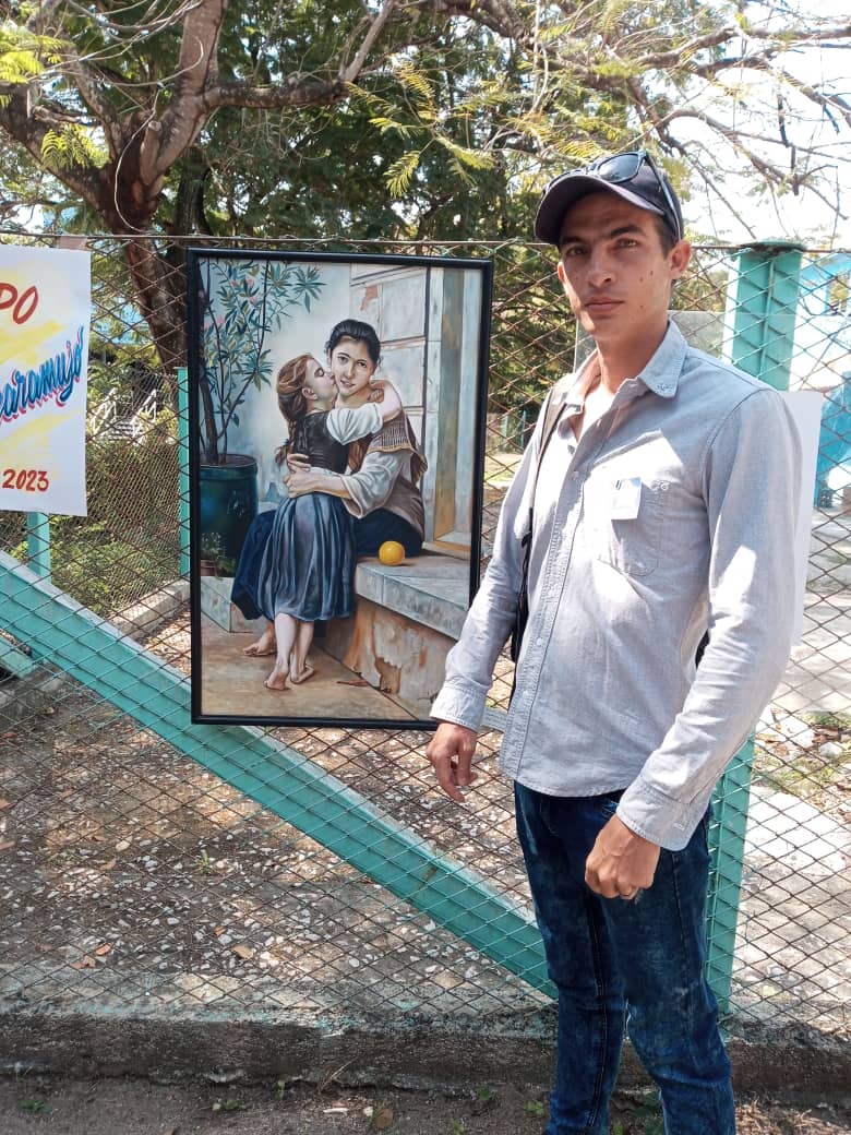 BrigadaArte's tweet photo. "El Arte es la Creación que nace del sentir"
                                José Martí.
Haciendo alusión a la palabras del más puro de nuestra raza, le mostramos la creación artística de los brigadistas de artes visuales.
#ConcursoEscaramujo2023 https://t.co/2PLvSNGCeE