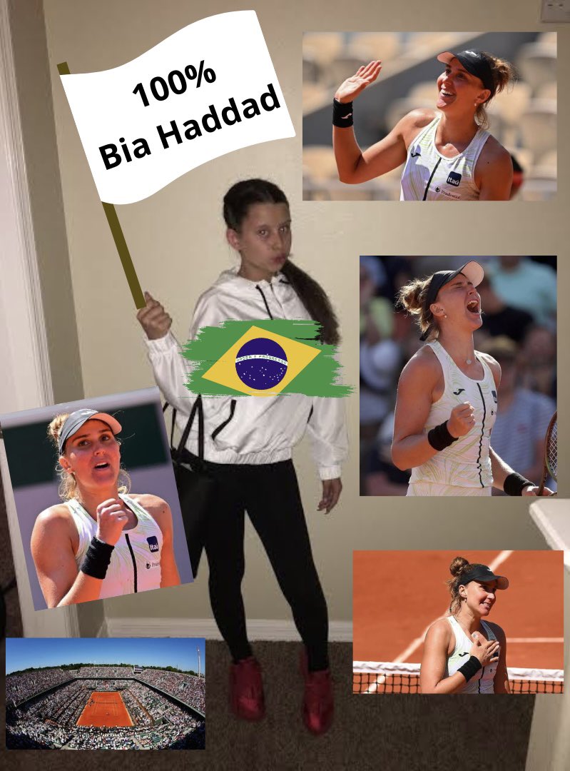 Chegou o grande dia! 🎾🇧🇷

Já estamos prontos para a semifinal da Bia em #RolandGarros e podemos provar: