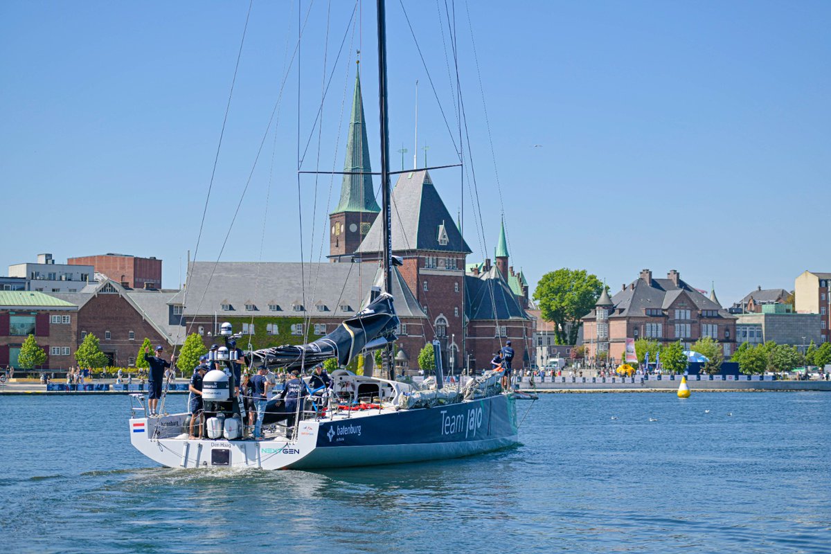 #TeamJAJO led by <a href="/JelmervanBeek/">Jelmer van Beek</a> are eager to head to their home waters of <a href="/TOR_thehague/">The Ocean Race The Hague</a> 🇳🇱

#VO65Sprint