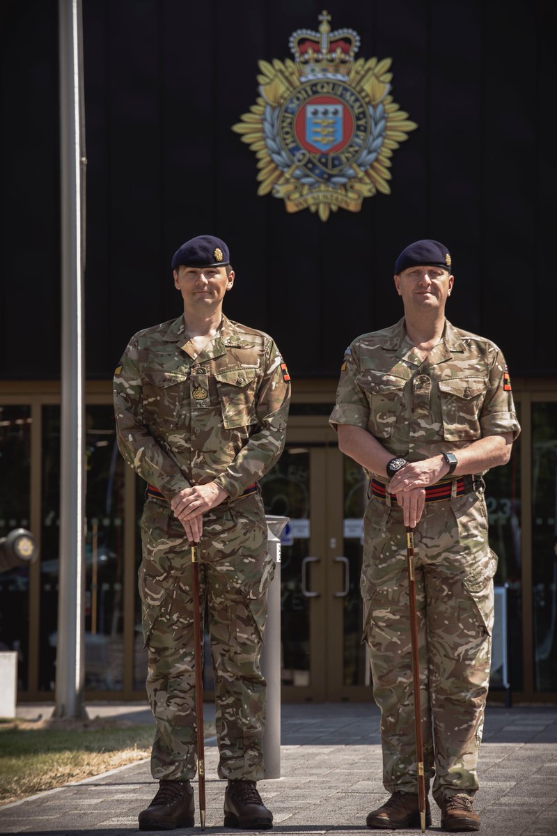 UKArmyLogistics's tweet photo. Farewell to the outgoing Royal Logistic Corps Sergeant Major WO1 Chris Sutherland and wish him the very best in his next chapter. Thank you for everything you have done. We are Lucky to welcome our new Corps Sergeant Major WO1 Steve Muir, good luck......#RLC30#WeSustain#CRSM https://t.co/OvBuNOHyaI