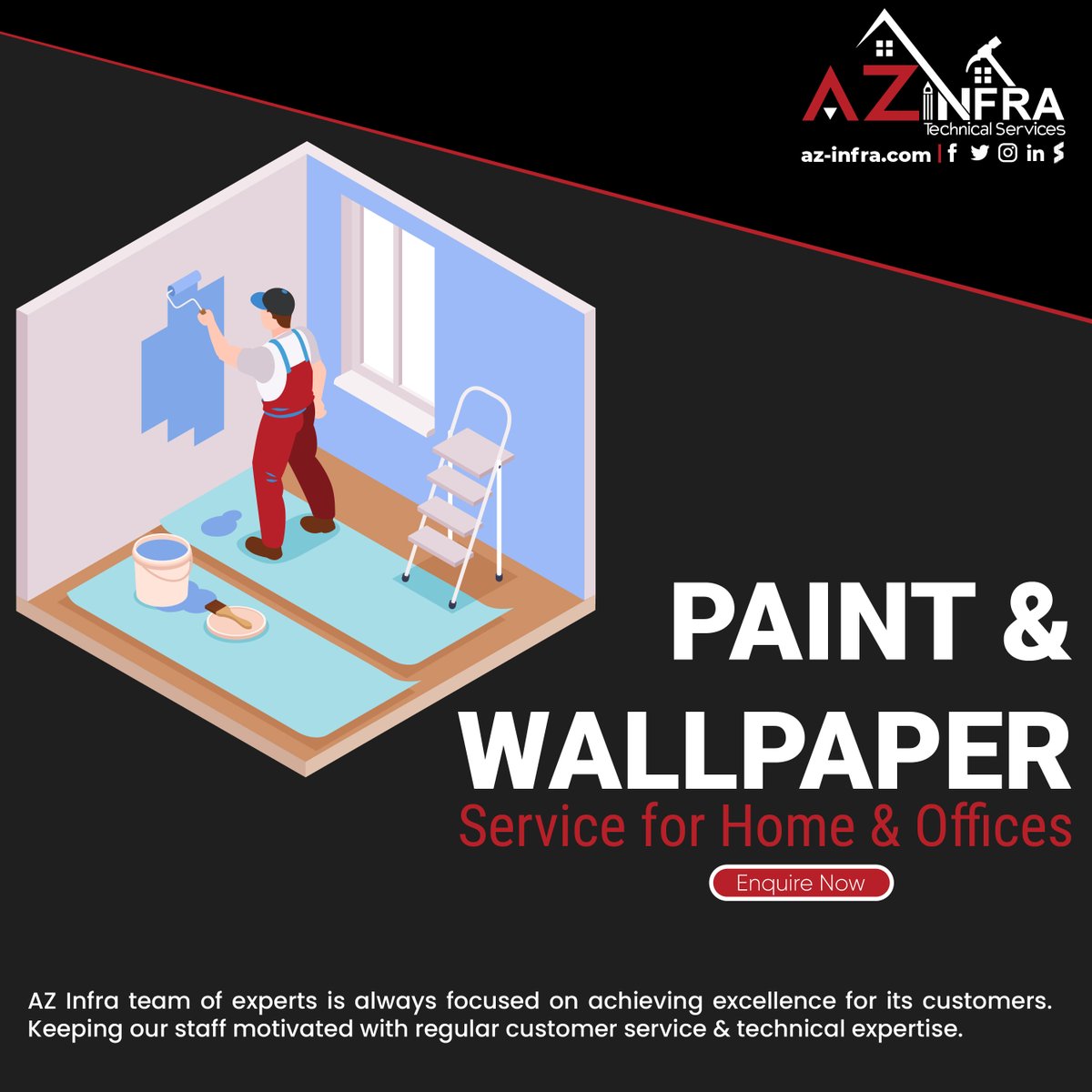 renovate your walls and give them a new life with our pocket friendly #painting services

#dubaiinteriordesign #dubaiinteriors #dubai #interiordesign #interiordesigndubai #mydubai #dubaiinteriordesigner #dubaidesign #luxuryhomes #uae #homedecor #design #luxury #dubaihomes