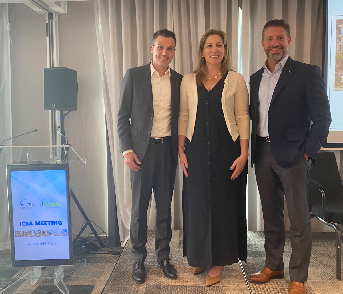 ICBAbeverages's tweet photo. Congrats and welcome to our new officers @UNESDA Director General Nicholas Hodac as ICBA President and @MexBebOficial Andrès Massieu as ICBA Vice President. 👏🏼👏🏼👏🏼
Read Press Release: https://t.co/VxpX0mSFJE
#leadership #unesda #mexbeb https://t.co/BNiWFA2f7S
