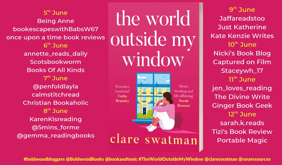 rararesources's tweet photo. 'Clare has created an excellent emotional story in this book' says @KarenKingston8 about #TheWorldOutsideMyWindow by @clareswatman  https://t.co/cIFYDIrBel @BoldwoodBooks https://t.co/G0B0cv0pf4