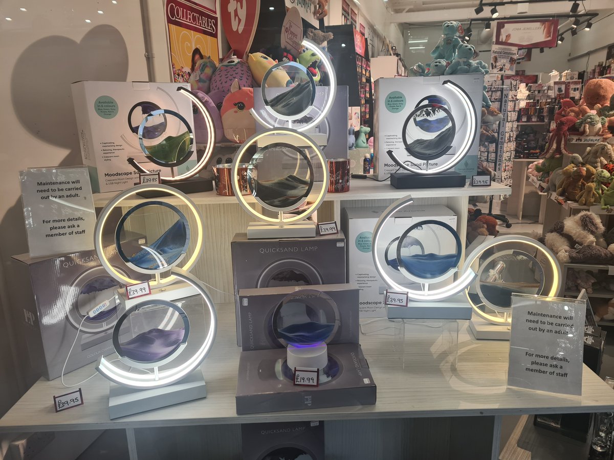 We’re fascinated by these captivating Moodscape Sand Pictures at Collectables. #interactive #sensory #decor #therapeutic #relaxation