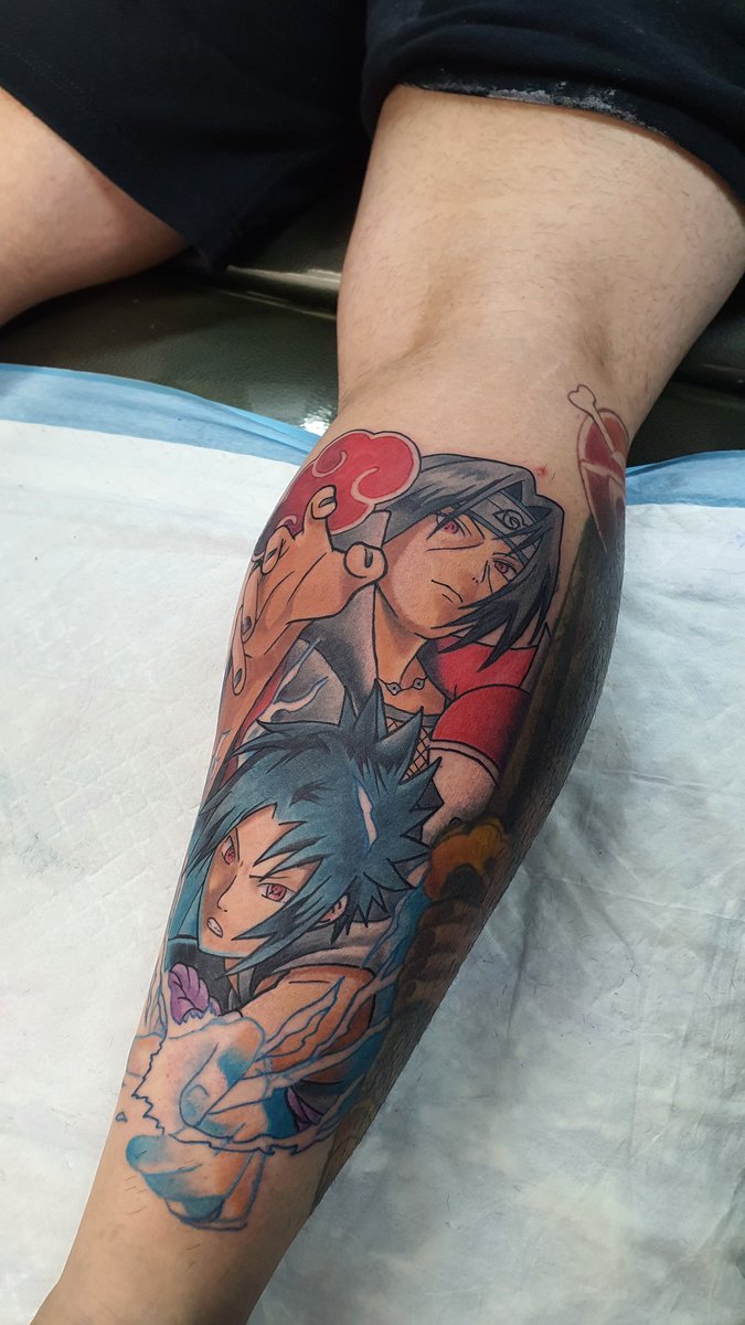 The uchiha Brothers 🔥💢
#tattooartist 
#NARUTO 
#UchihaFamily 
#anime