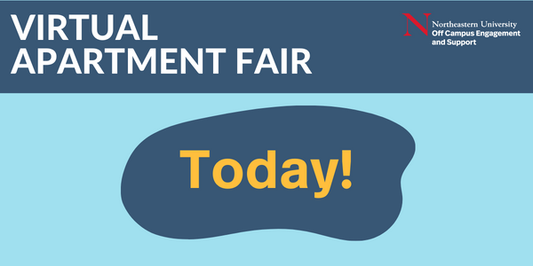TODAY at 9:30am ET we are hosting our Apartment Fair. Use this link for access:  mailchi.mp/northeastern/a…