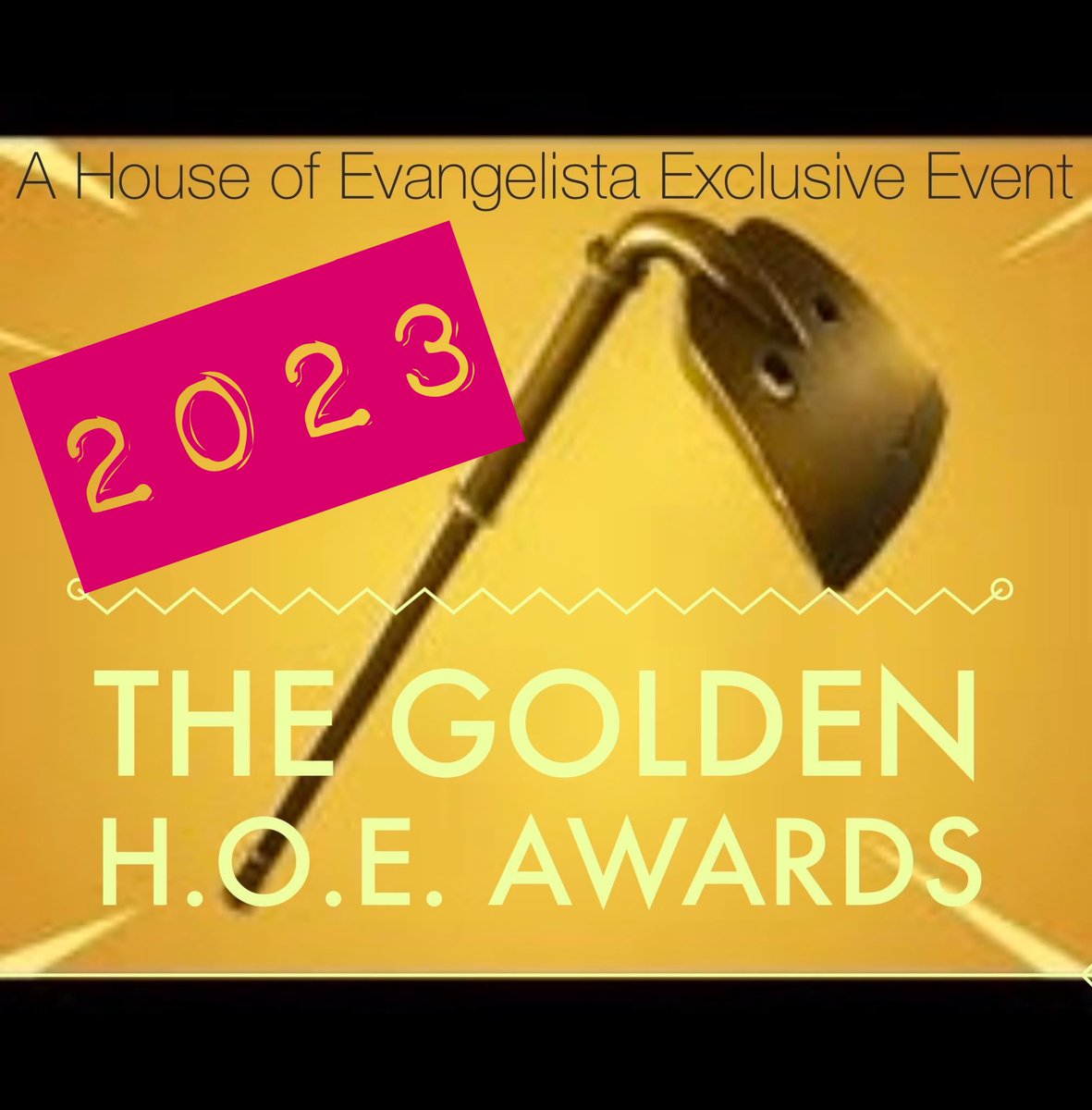 The #house_of_evangelista is about to announce the nominees for our 2nd Annual Golden H.0.E. Awards, recognizing excellence within the LGBTQIA+ Community!  Stay tuned for nominees!  💕 
@LeslyeJoyAllen  @janetmock  @StevenCanals  @ryanmurphyprod