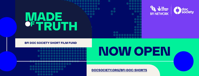 Shouting out to all new and emerging UK documentary makers. The #MadeOfTruth BFI Doc Society Short Film Fund is NOW OPEN.

@TheDocSociety is looking to support standout nonfiction from new & emerging storytellers all across the UK as part of @bfinetwork & National Lottery funds…