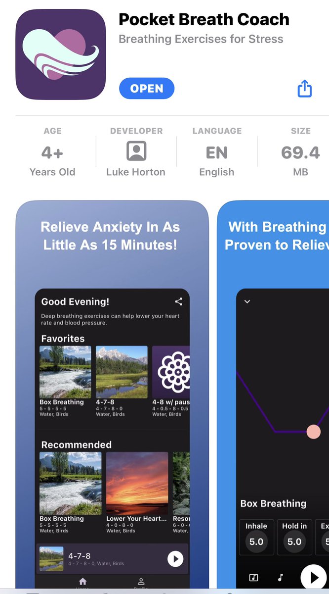 (3)I’d like to reach as many people as possible. Anxiety in this crazy world is real and this app really works. I’m so proud of my son for working on his own anxiety and dedicating his time and talent to help others. #LoveLikeLindsey 💜 #pocketbreathcoach