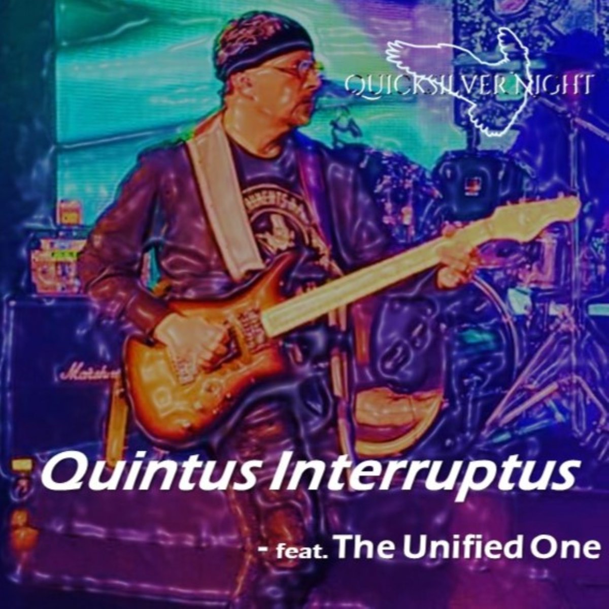 Releasing July 7th at all digital retailers, Quicksilver Night’s “Quintus Interruptus” feat. The Unified One is an energetic guitar-driven instrumental in mixed meters that would’ve been right at home on 2021’s “Asymptote” album. Please visit quicksilvernight.com/releases on 7/7!