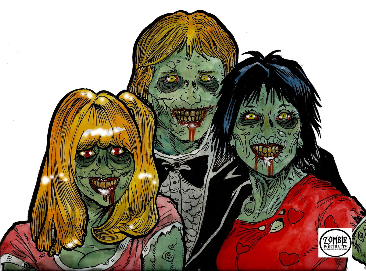 Happy TV Thursday!!! Come to think of it, I think ALL of the big shows were on Thursday night! Have a GREAT DAY everyone!! #seinfeld #goldengirlsforever #TheJeffersons #threescompany #zombie #zombies #zombieart #zombieartist #portrait #tvshow #thursday