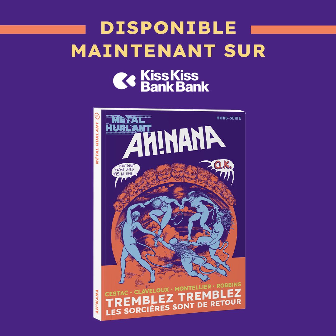 _MetalHurlant's tweet photo. LE FINANCEMENT PARTICIPATIF COMMENCE MAINTENANT ! 🔥

Rendez-vous sur @Kissbankers pour découvrir notre Métal Hurlant hors-série sur l'histoire unique d'Ah!Nana, le 1er (et dernier) magazine de bandes dessinées fait par des femmes. 💜

Soutenez ce projet ➡https://t.co/62L8qZnTYw https://t.co/Eq3tdaSfcs