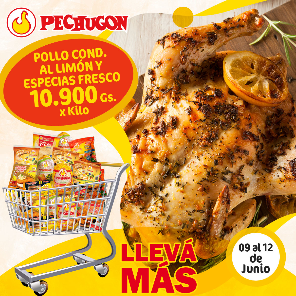 PechugonPy's tweet photo. También tenemos estas #ofertas que podes encontrar en los #supermercados y puntos de venta del país, hasta el lunes 12 de junio.
.
#Pechugon #PechugonPy
#Pollo #Economico #Rendidor
#DeliciosamenteNatural
#ATodosLesGusta https://t.co/jQvAGpcdoK