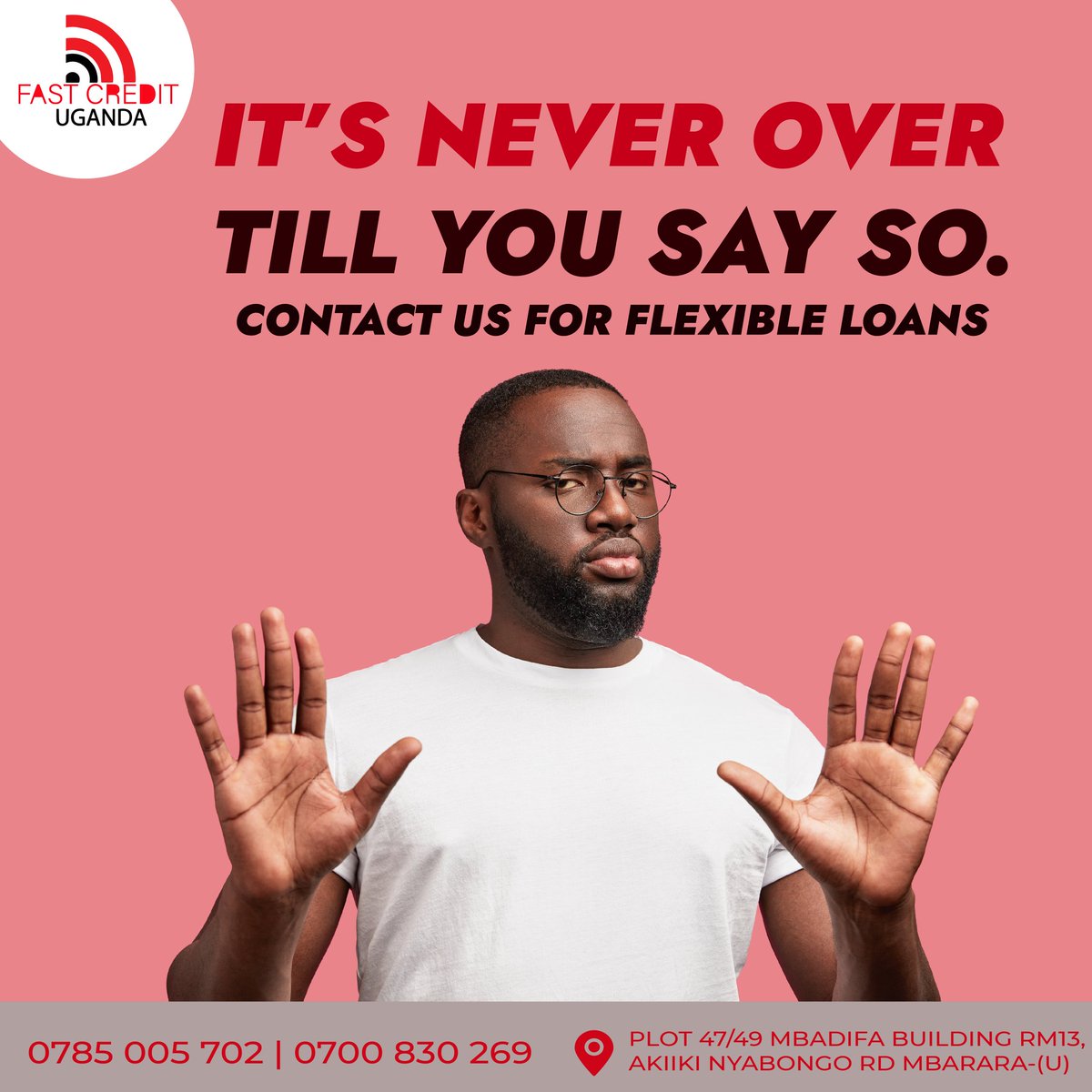 fastcreditug's tweet photo. You have the power to reach where ever you wish to be if don't say.
#fastcredit #Mbarara #loanservices #loans https://t.co/7a0BbYrBZJ