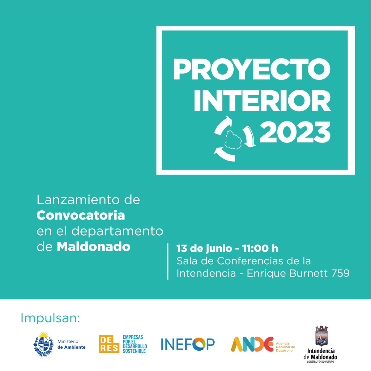 INEFOPoficial's tweet photo. Somos parte de esta iniciativa interinstitucional para promover modelos sostenibles, se lanza convocatoria en Maldonado para empresas.

Inscripciones 🔗 https://t.co/sB5u3vCkxR

#INEFOP @MAmbienteuy @ANDEUruguay @DERES_uy @MaldonadoUY https://t.co/WQPemHfdSy