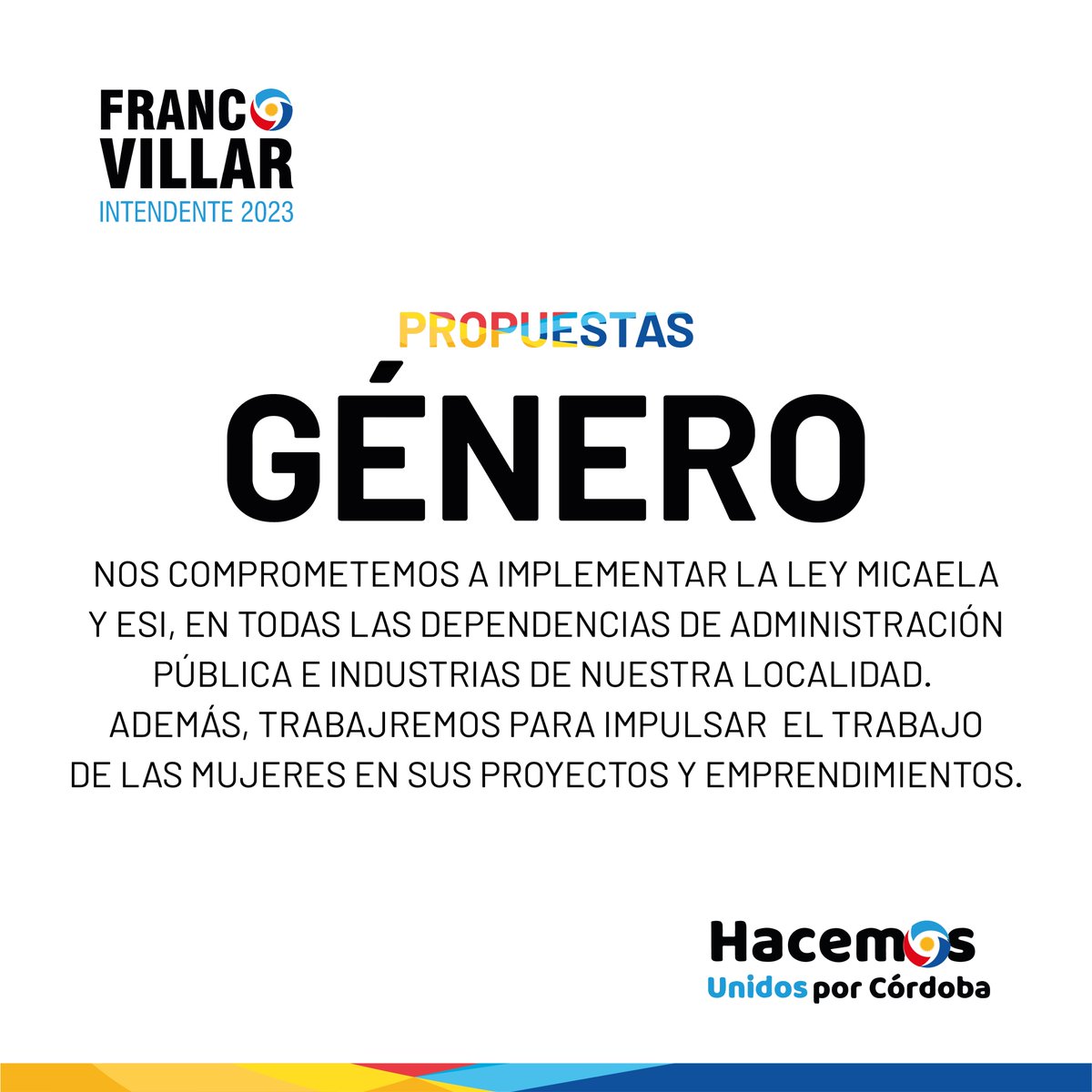 FrancoVillar23's tweet photo. ¡Es fundamental construir una sociedad más justa y equitativa! ✊
Nos comprometemos a implementar la Ley Micaela en todas las dependencias de administración pública e industrias de nuestra localidad!
Además a implementar la ESI y a apoyar el trabajo de todas las mujeres💪💪 https://t.co/1XH9ZueGW9