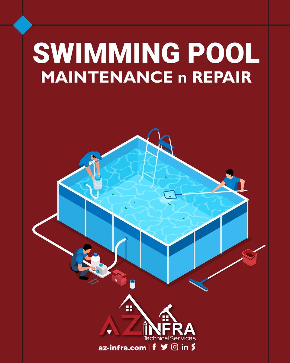 Get affordable #pool maintenance service for #AZInfra all over UAE

Pump Fittings
Filtration System
Cleaning Services
Tiling

#dubaiinteriordesign #dubaiinteriors #dubai #interiordesign #interiordesigndubai #mydubai #dubaiinteriordesigner #dubaidesign #luxuryhomes #uae