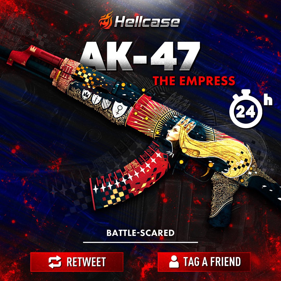 🎁 FAST GIVEAWAY 🏁

👇 Tag Your Best Friend & Like
🚀 Follow us
🔥 Retweet this post
😎 The winner of the previous giveaway is @barthezz_x 

#hellcase #csgo #cs2 #csgoskin #csgoskins #csgoskinsgiveaway #csgocases #csgocase #hellcasegiveaway #csgoskinsfree #csgoskinsgiveaway