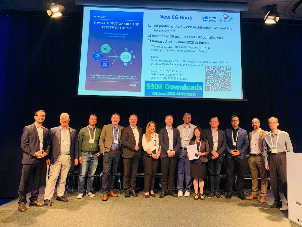📸Today I was chairing the special session "6G Architecture – European View", where we discussed the latest development coming from the <a href="/6G_SNS/">SNS JU</a> Architecture WG with two presentations and a panel. You can find more details in the book dx.doi.org/10.1561/978163… <a href="/h2020daemon/">h2020daemon</a>