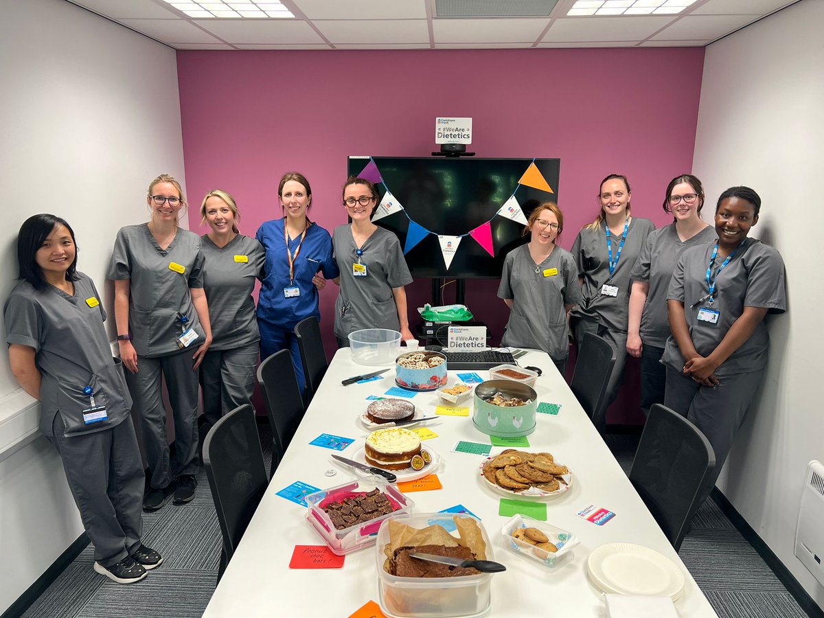 Dietitians <a href="/NorthBristolNHS/">North Bristol NHS Trust</a> bake off in celebration of Dietitians week! #WeAreDietetics
