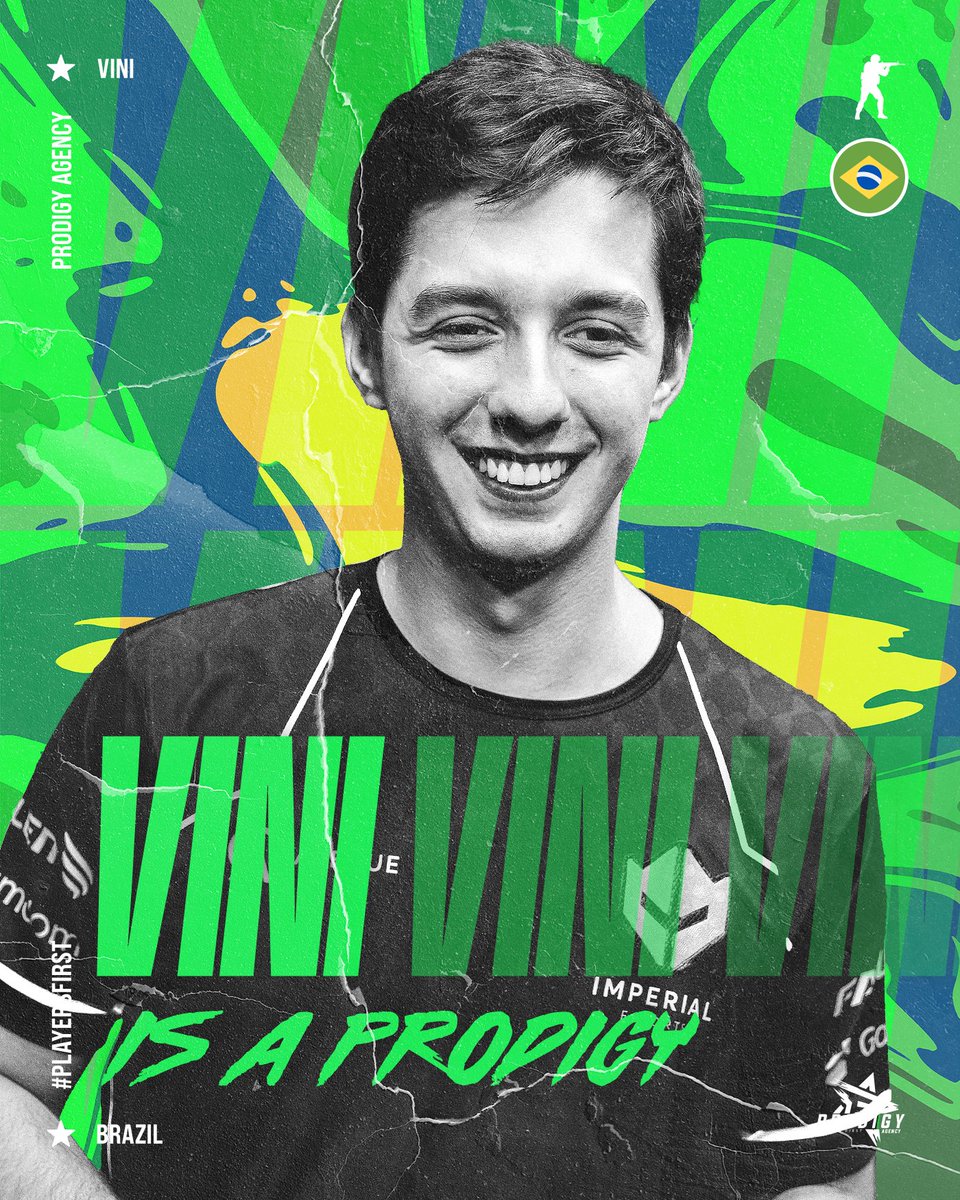 We are delighted to welcome @vini to the #ProdigyFamily and continue to bolster the Brazilian scene 🇧🇷

Looking forward to seeing you shine! Seja bem-vindo e obrigado por sua confiança 👊

#PlayersFirst