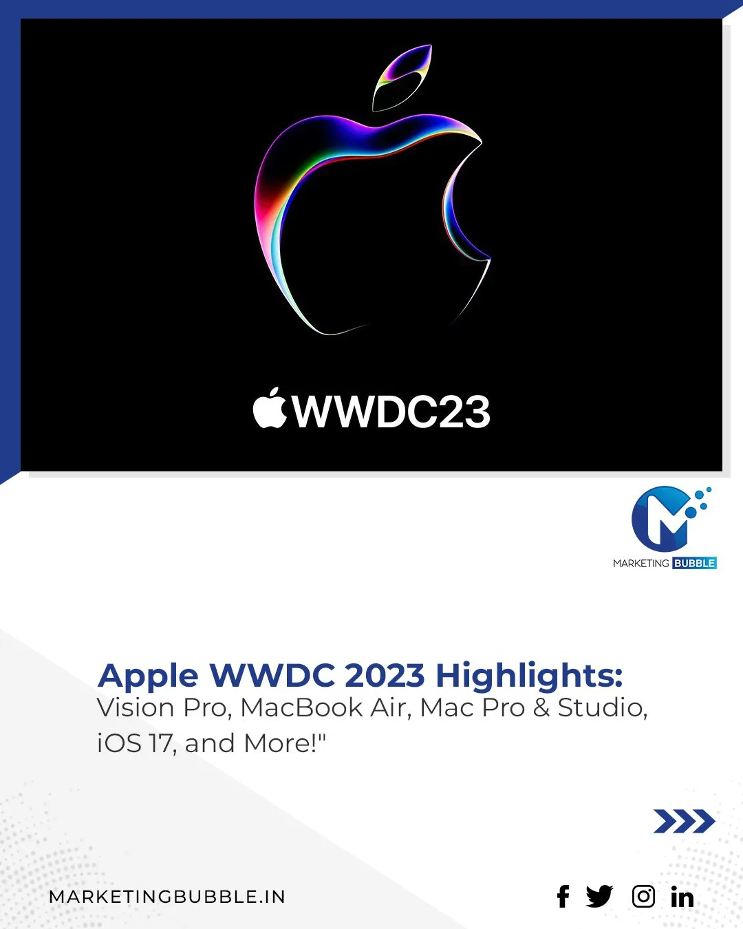 WWDC 2023: Apple Vision Pro, New Macs, iOS 17, and More