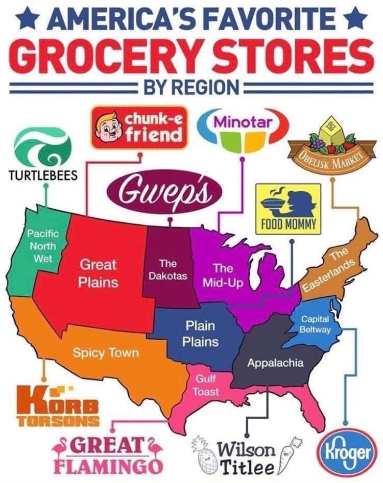 There’s so much to love here. Just fucking unhinged and then you notice Kroger is on the map.