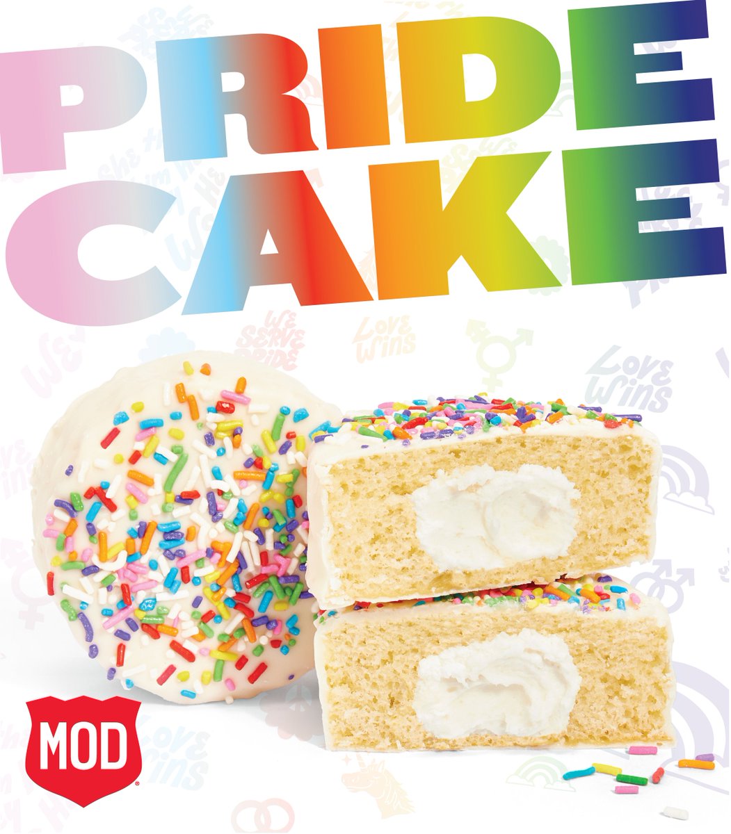 Pizza + cake + supporting LGBTQ+ youth seems like the perf combo idk! Gonna need like 5,000 while we watch Digital pride tn, @MODPizza. Thanks for supporting us with the proceeds! 🍕🍰