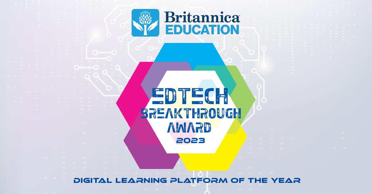 britannica_edu's tweet image. 🎉 Exciting news! Britannica&apos;s Expedition: Learn! has clinched the &quot;Digital Learning Platform of the Year&quot; at the EdTech Breakthrough Awards! bit.ly/3J3r2CO  #BritannicaEducation #EdTechBreakthrough #EducationInnovation
