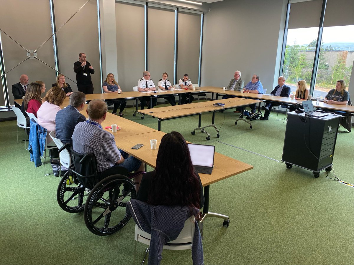 Really constructive dialogue around the theme of Policing and Disability today. We discussed public contact, police custody, skills, training &amp; ‘quick wins’. #WeCareWeListenWeAct