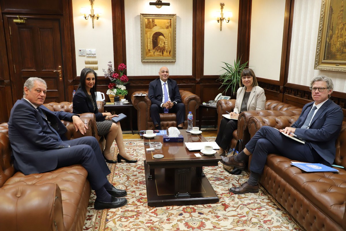 Great discussion w Dr. Bassel Rahmy, ED of @msmedaeg and his team on strengthening our cooperation to empower and better service the #SMEs in #Egypt w focus on women-owned and women-led #Enterprises. 
Lots of innovative ideas, which require all-of-#UN and all-of-Gov partnership.