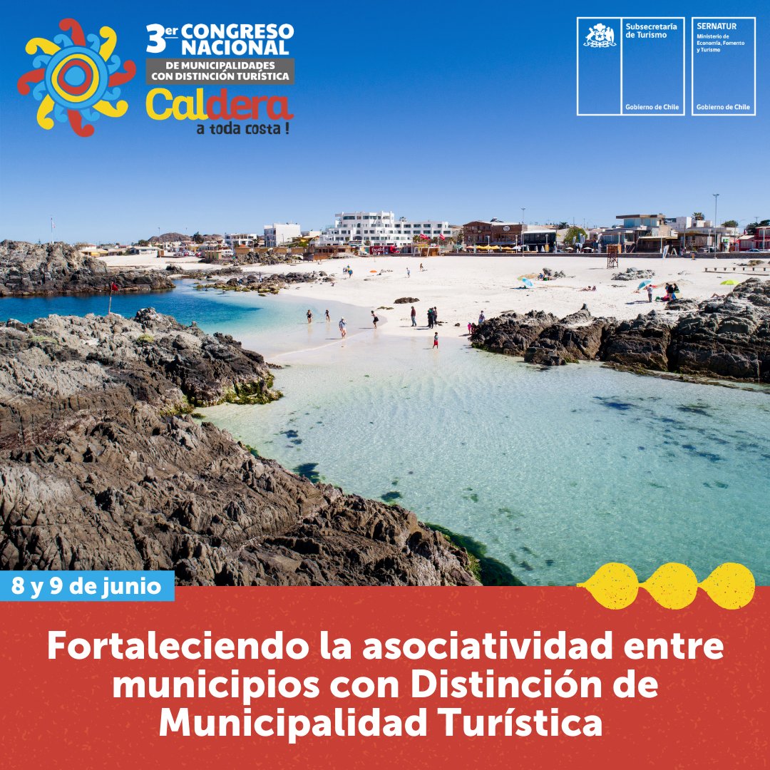 Estamos entusiasmados por este nuevo Congreso Nacional de Municipalidades Turísticas que empieza hoy. Es un orgullo contar con alcaldes y coordinadores de turismo comprometidos con nuestro sector y que se han adherido a la Distinción de Municipalidad Turística 💪 Vamos por más!!