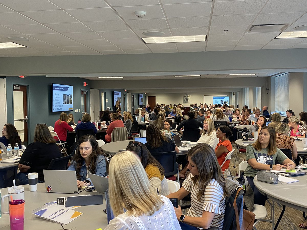 Connieteach's tweet image. Kicking off Day #2 of School Improvement Retreat.  Gangs all here and ready to rock &amp;amp; roll! 🤓 #FHSDLearns