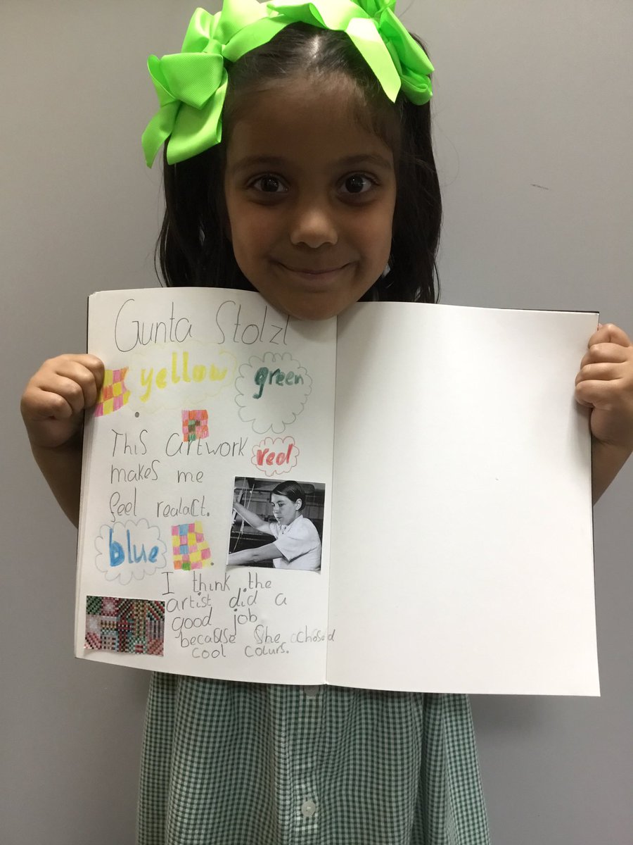 Our front cover to start our new art topic. We are looking at the artist Gupta Stoltz.