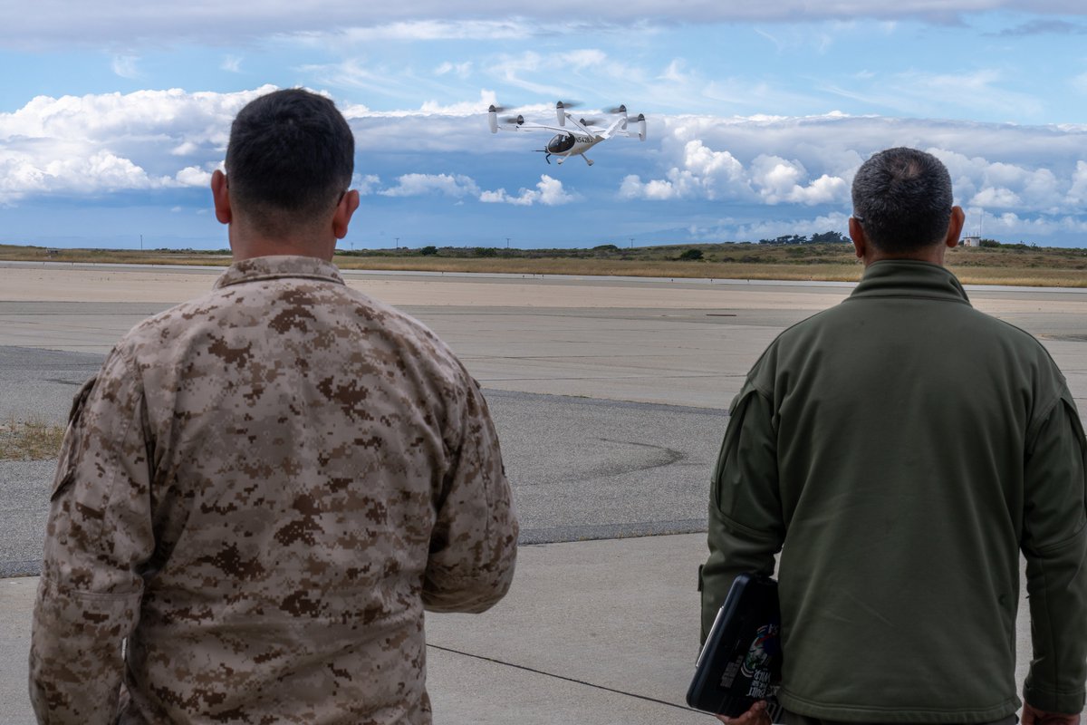 We recently welcomed a group of @USMC pilots and logisticians to our facilities in Marina, CA, where they worked with our flight test team to analyze the possible use of the Joby aircraft across six different logistics and personnel transport scenarios.