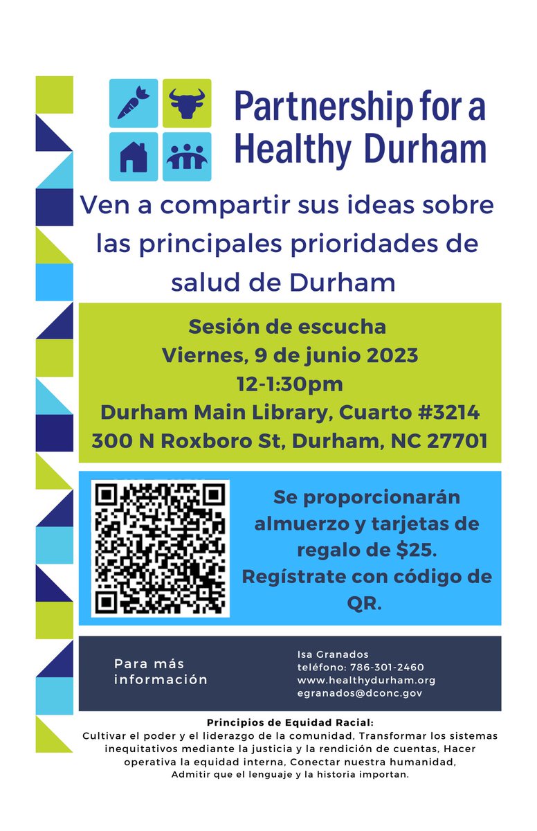 Regístrate hoy para asegurar su almuerzo y tarjeta de regalo de $25!  surveymonkey.com/r/NPJ9RHN