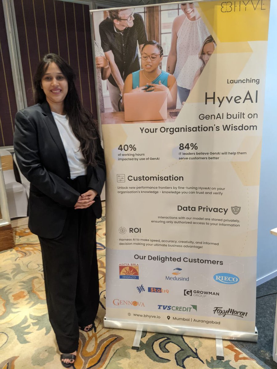 MadanRao's tweet photo. BHyve - moving from knowledge silos to instant knowledge flows. Crowdsourcing, gamification, knowledge maps, 'wisdom wikis', knowledge personas, learning journeys can transform product teams, customer support, sales & more.
@BHyvelearn @KetakiPO #AI #KM #CIIKnowledgeSummit https://t.co/fQIKzqTBvU