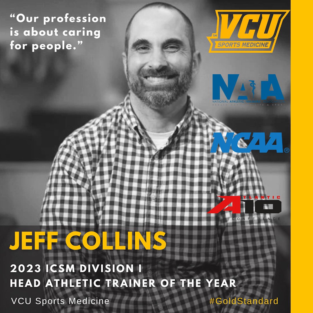 If you know Jeff, you know his focus is almost exclusively on acts of service. 

While his position at VCU has evolved from Intern Athletic Trainer to Assistant Athletic Director for Sports Medicine, his resolve is steadfast:

Providing the best level of care possible. Periodt.