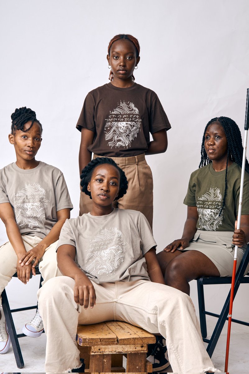 What is your definition on Inclusivity? Mine is the art of Hisistudio by Angela wanjiku who not only recognized that persons with visual impairments desire to have quality fashion but made it a reality in her new collection where she imprinted braille on the garments. 👍🏾💯