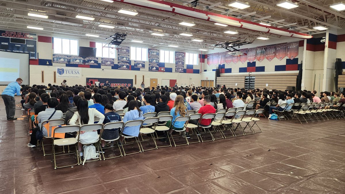 sarmsci's tweet photo. Graduation rehearsal for the class of 2023! This year has flown by! So proud of all of their accomplishments! @TJHSST_Official https://t.co/vXA5pjA5Ez
