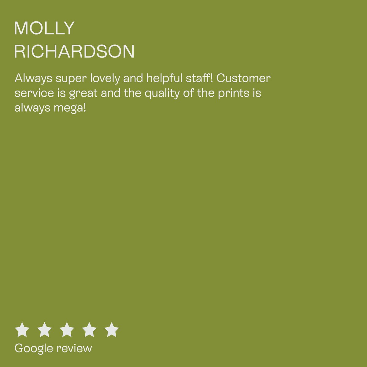 Getting the week off to a great start with this real nice review - thanks Molly!