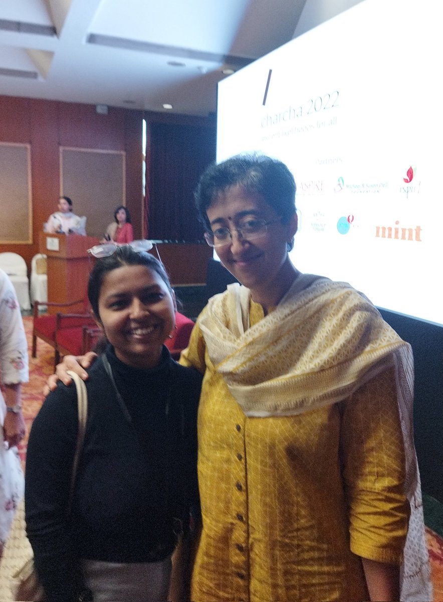 shree50's tweet photo. Happy Birthday to a phenomenally phenomenal woman! 
@AtishiAAP 

Thank you for being the inspiration of innumerable woman who dare to dream and achieve. Thank you for being the leader we look upto! :) https://t.co/xuNzOyBE6s